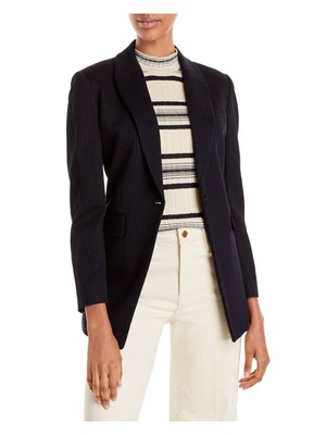 

THEORY Женский темно-синий пиджак в полоску, Navy, K0726116