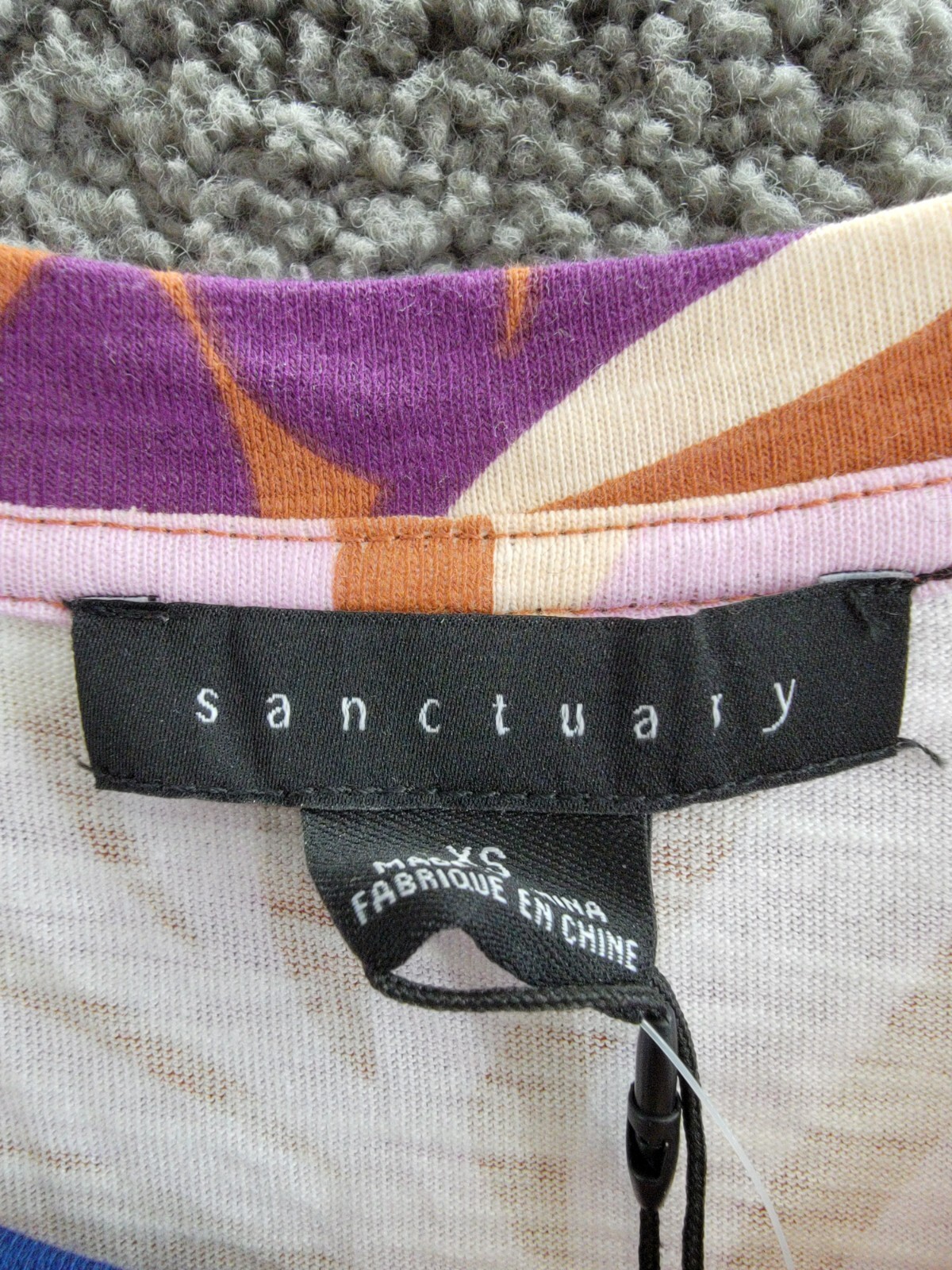 Sanctuary The Only One T-Shirt Dress Women's XS Multi Crewneck Short Sleeve - Picture 9 of 16