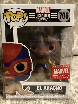 El Aracno #706 - Lucha Libre Pop! Vinyl Figure [Marvel Collector Corps Exclusive