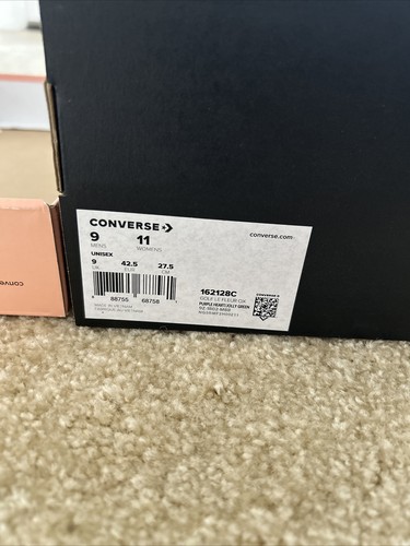 Pre-owned Converse Size 9.5 -  One Star Ox X Golf Le Fleur Purple Heart 2018