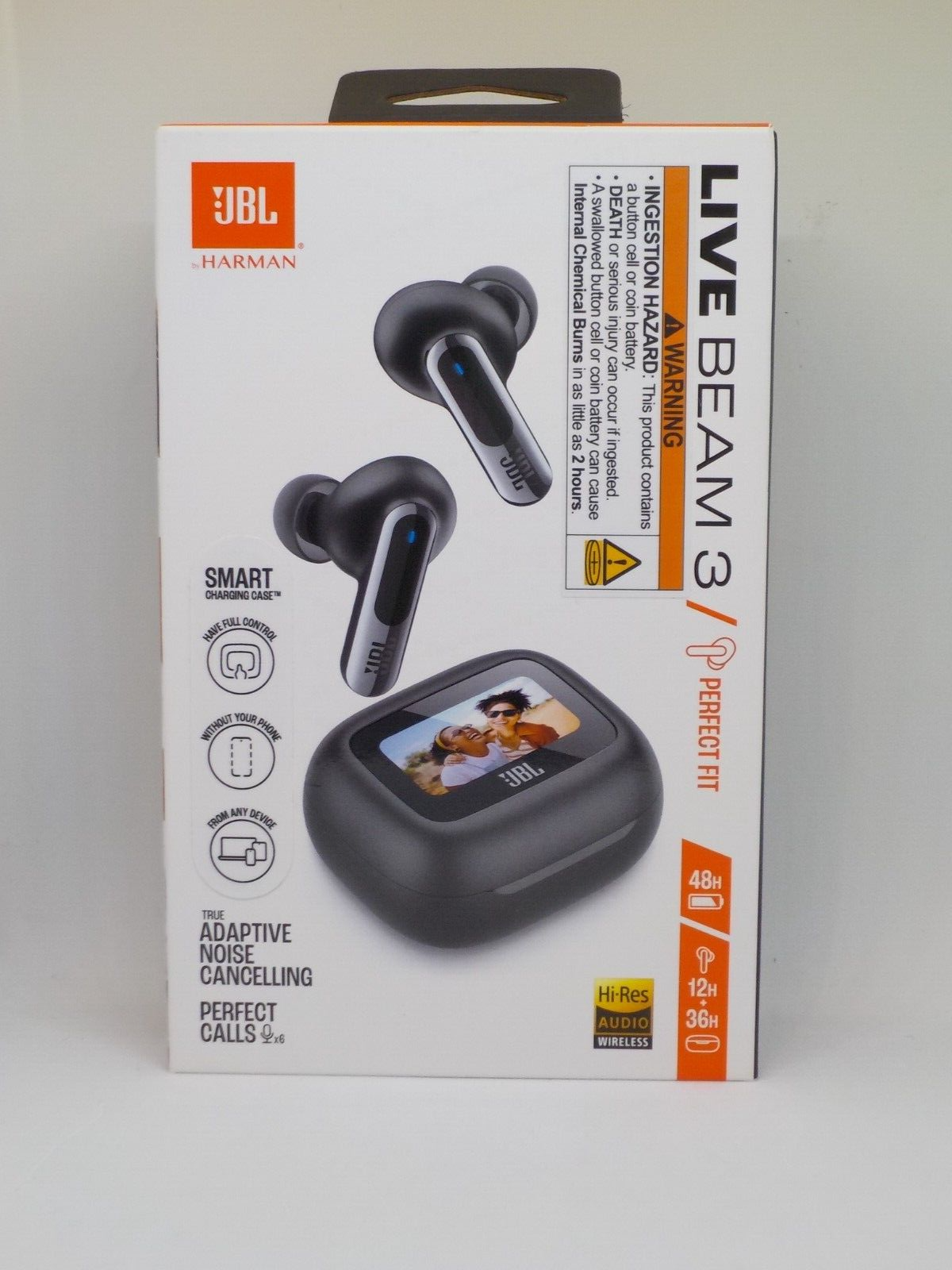 New JBL Live Beam 3 - True wireless noise-cancelling closed-stick earbuds(Black) | eBay New JBL Live Beam 3 - True wireless noise-cancelling closed-stick earbuds(Black) | eBay