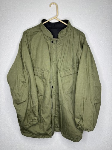 ジャケット・アウター 70s vintage US ARMY CHEMICAL PROTECTIVE Vintage 70s Green Military Jacket Chemical Protective Jacket