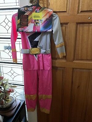 Pink Ranger Dino Fury Girls S/P 4-6 Deluxe Halloween Costume Power Ranger Read