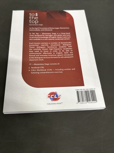 To The Top Elementary Stage 01 Textbook - CCLS CCAA Paperback Book UNUSED