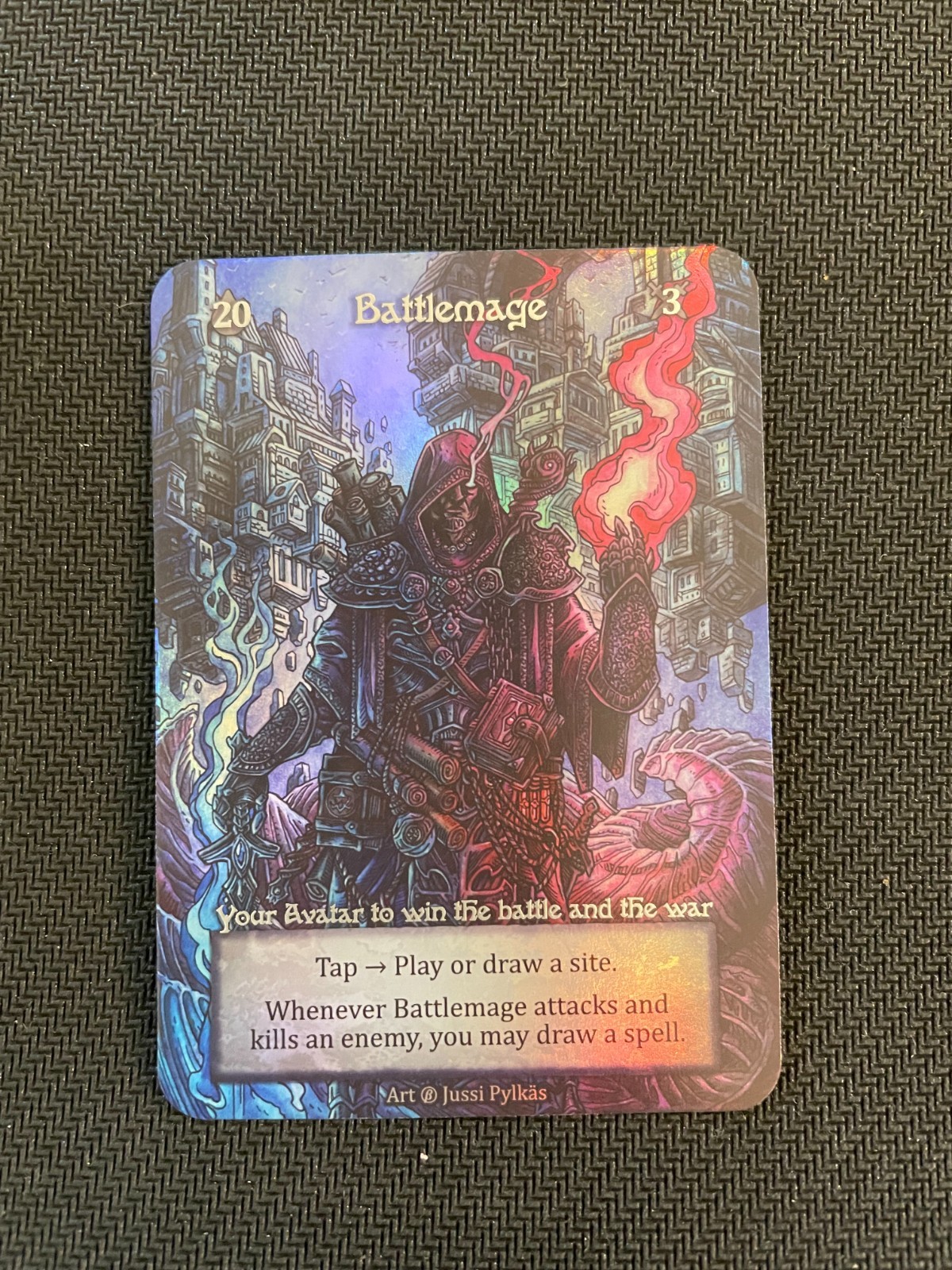 Sorcery TCG Battlemage α Foil Sorcery: Contested Realm Battlemage Beta Foil PSA 10 Gem
