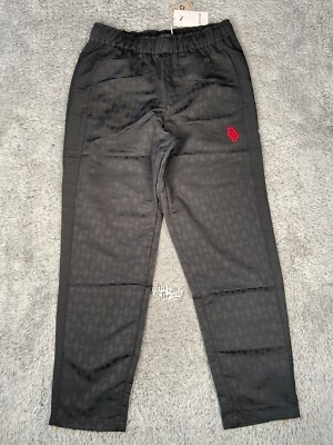 Puma x Dapper Dan T7 Track Pants Size Medium Men Black Noir $250 MSRP 620866-01