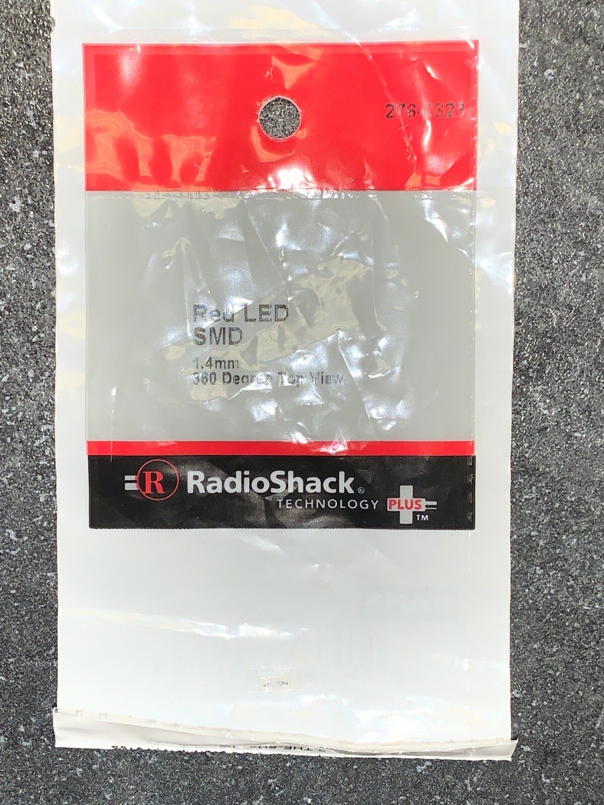 Red 1.4mm SMD LED, 360 Degree Top View, RadioShack 276-0323