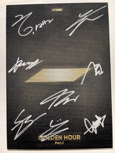 ATEEZ [GOLDEN HOUR : Part. 1] All Member Autographed Signed