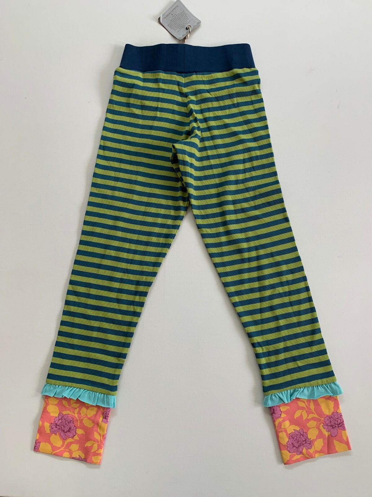 Matilda Jane Secret Fields Hudson Ribbed Leggings Ruffles Pants Size 10 - NEW