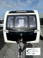 2017 Lunar Clubman SI 4 Berth TRANSVERSE BED Caravan - STOCK S081
