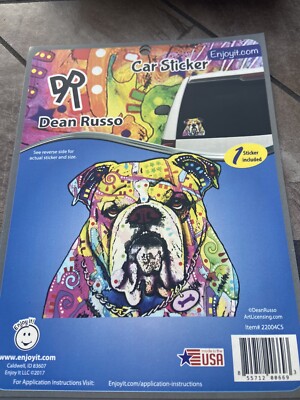 Enjoy It Dean Russo BullDog Bull Dog Car Sticker Brand New