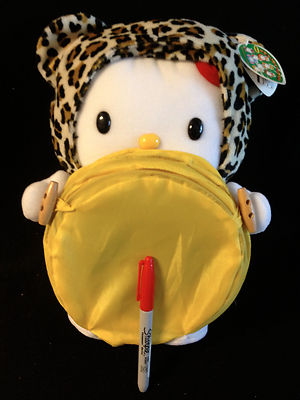 Sanrio Big Hello Kitty LEOPARD In the Jungle  from Japan-ship free
