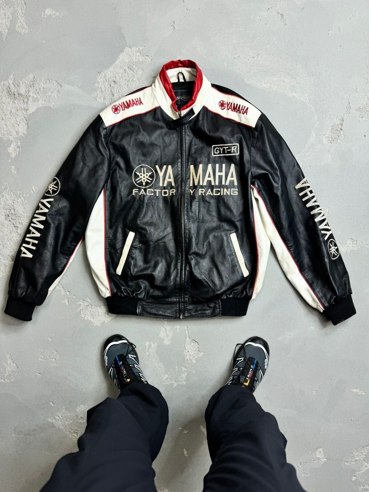 Vintage Yamaha Leather Racing Jacket Japan Mens Size XL | eBay Vintage Yamaha Leather Racing Jacket Japan Mens Size XL | eBay