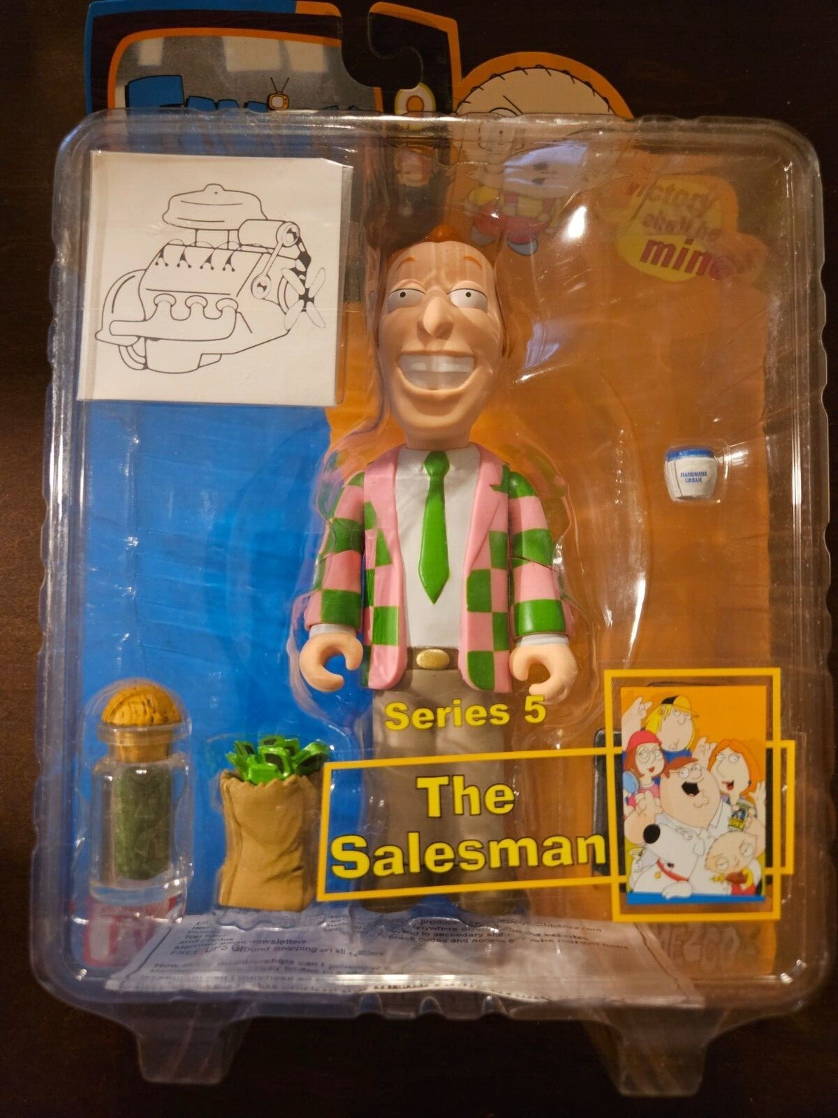 Family Guy フィギュア ルーファス ファミリー・ガイ MEZCO Family Guy/Action Figure set(Rufus Griffin/MOC) - 2000toys
