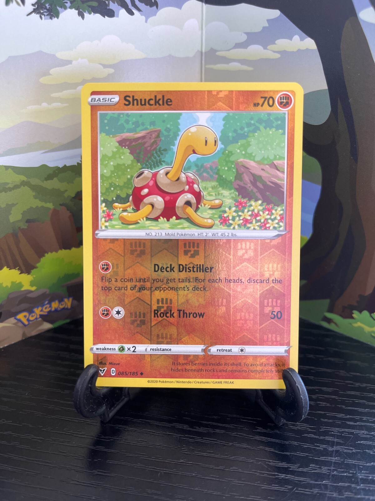 Shuckle 085/185 - Vivid Voltage - Reverse Holo - Uncommon