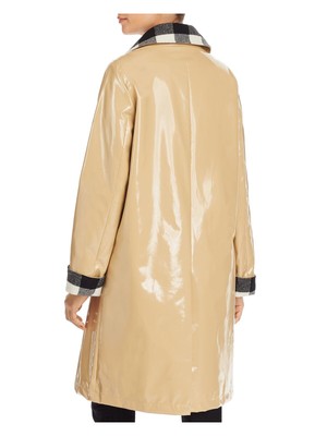 Pre-owned Jane Post Womens Raincoat In Beige