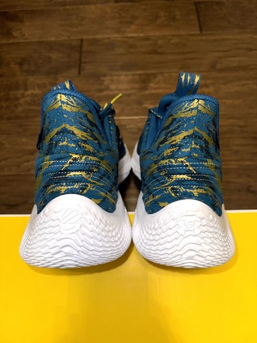 Pre-owned Under Armour Curry 9 Nba All Time 2974 Three Point Record Sz 15 100% Auth Le2974 In Blue