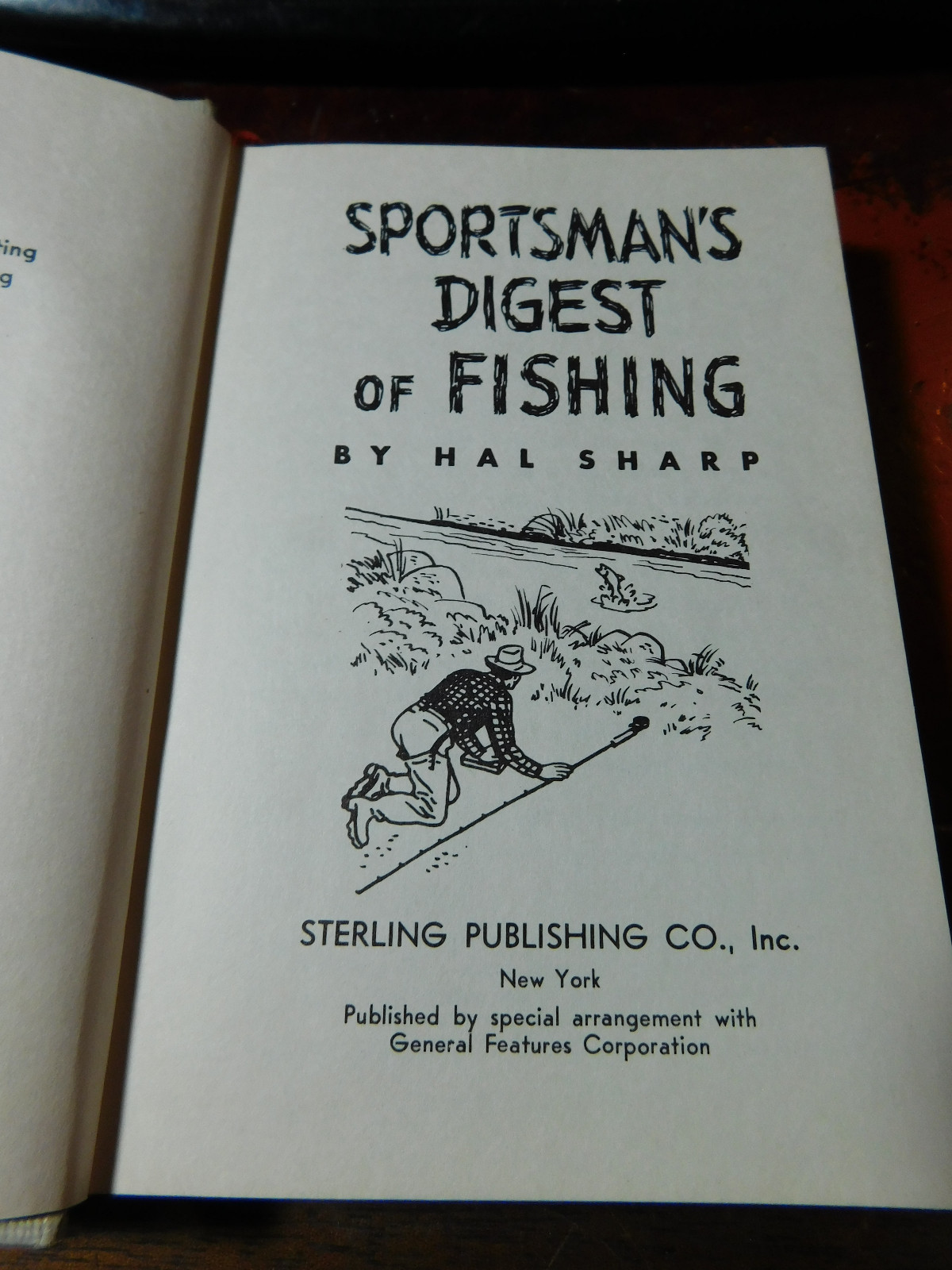 1953 Hardcover Edition Sportsman's Digest of Fishing by Hal Sharp