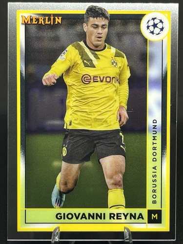 GIOVANNI REYNA 2022-23 Merlin Chrome UEFA Club Competitions