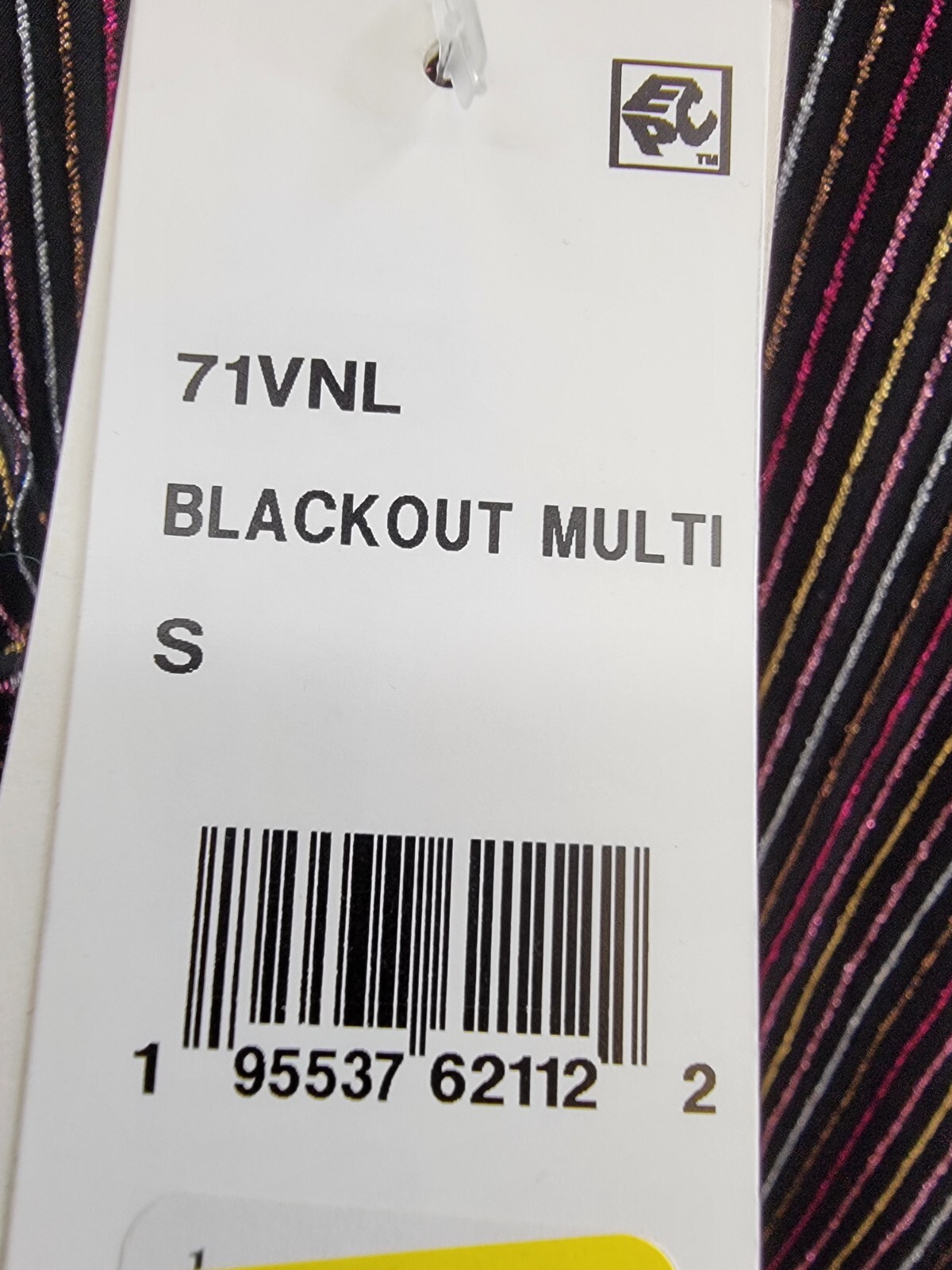 French Connection Paula Keyhole Midi Dress Women's S Blackout Multi Round Neck - Picture 16 of 16