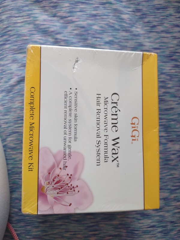 Gigi Creme Wax Microwave Formula Hair Removal System Kit Brand New