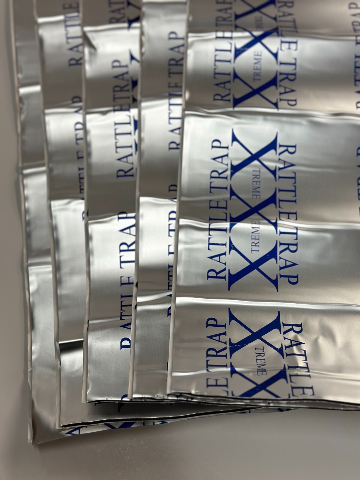 FATMAT RATTLETRAP BUTYL 80MIL 50SQ FT SOUND DEADENER/DAMPENING + INSTALL KIT