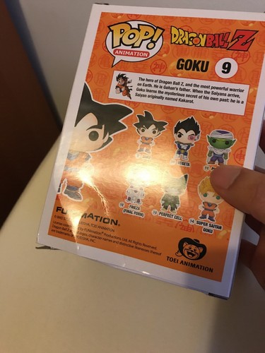Funko Pop! Dragon Ball Z Goku Black Hair 9 Hot Topic DBZ
