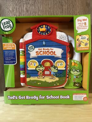 LeapFrog Tad's Get Ready for School Interactive Book Leap Frog