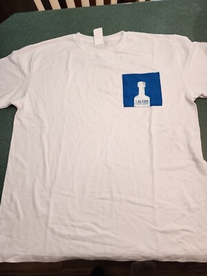 Altos Olmeca Agave Tequila Men's XL White Crew Neck pocket T-Shirt  NWOT