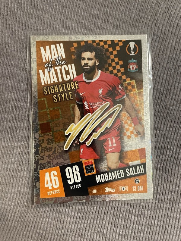 Match Attax Uefa Champions/Europa/Conference League - Mohamed Salah Motm Ss #410