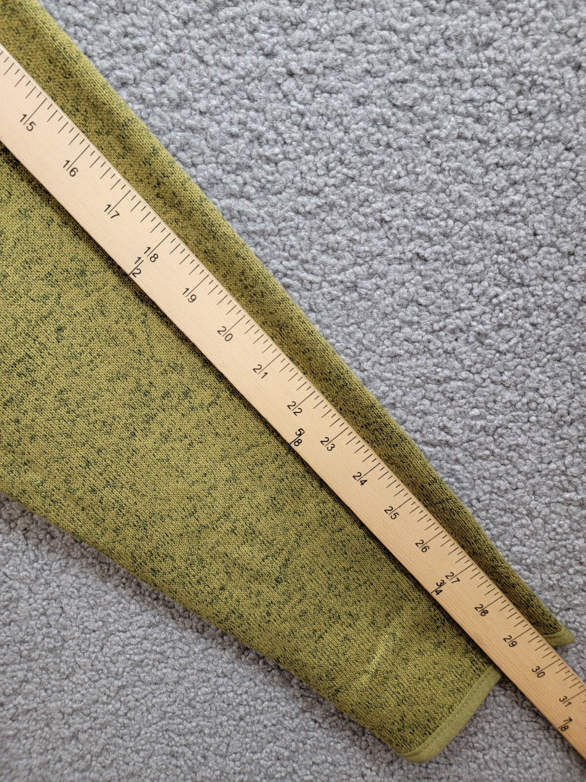 BASS OUTDOOR Regular-Fit Mixed-Media 1/4-Snap Hoodie Men's L Fir Green Heather - Picture 5 of 17