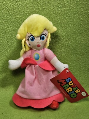 Super Mario Bros. Princess Peach 8 '' Plush - Nintendo - New!!!