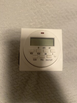 BN-LINK E218111 FD60-U6 115V 15A 7-Day Programmable Dual Outlet Digital Timer