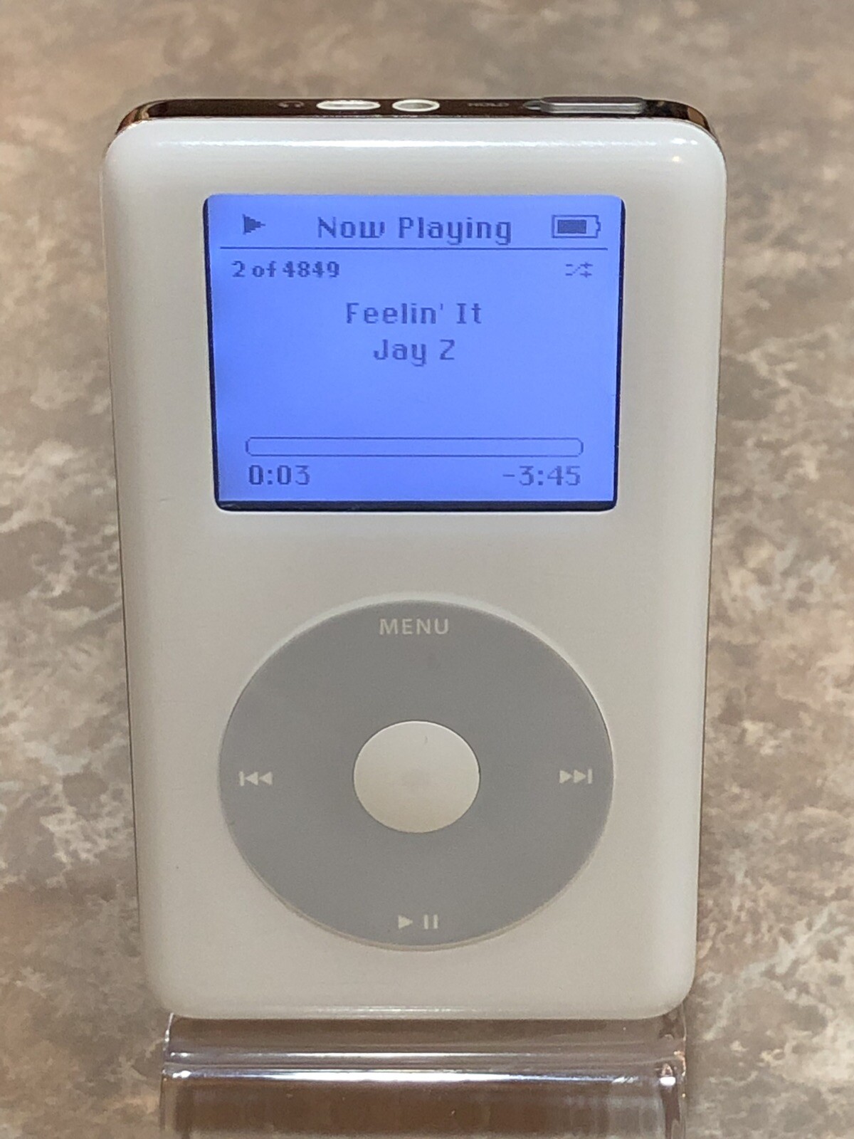 Apple iPod Classic 4th Generation 20GB White - Works Excellent 4,800 Songs