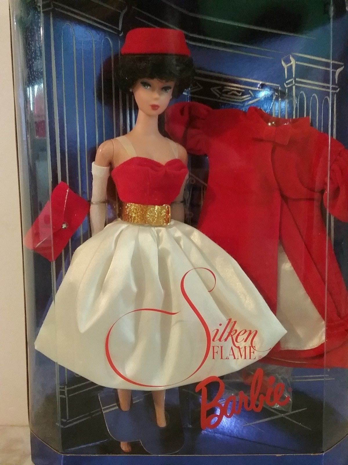 1997 New Silken Flame Barbie1962 Reproduction Collector Edition NIB