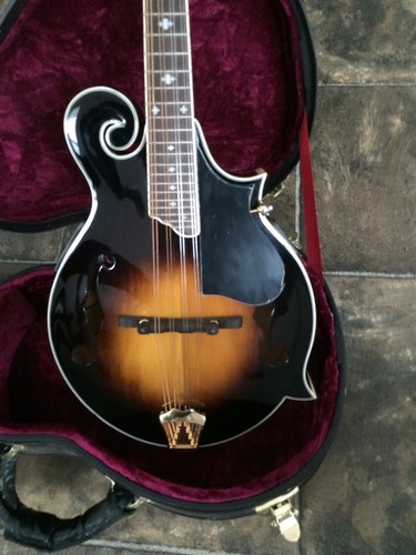 Morgan Monroe MMS-9FE Electric F Style Mandolin Maple Body W/hard case