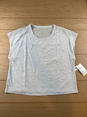 Old Navy Women's Breathe  Tank Top Gray Medium NWT semi sheer  New