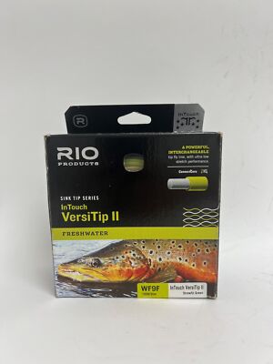 RIO InTouch VersiTip II Fishing Fly Line, Straw-Light-Green (WF9F)