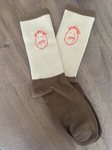 【TRAVIS SCOTT】REVERSE JACK SOCKS BROWN Travis Scott Reverse Jack Socks Brown – 3KICKS