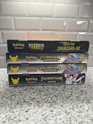 Pokemon Lot Sealed Collection Boxes
