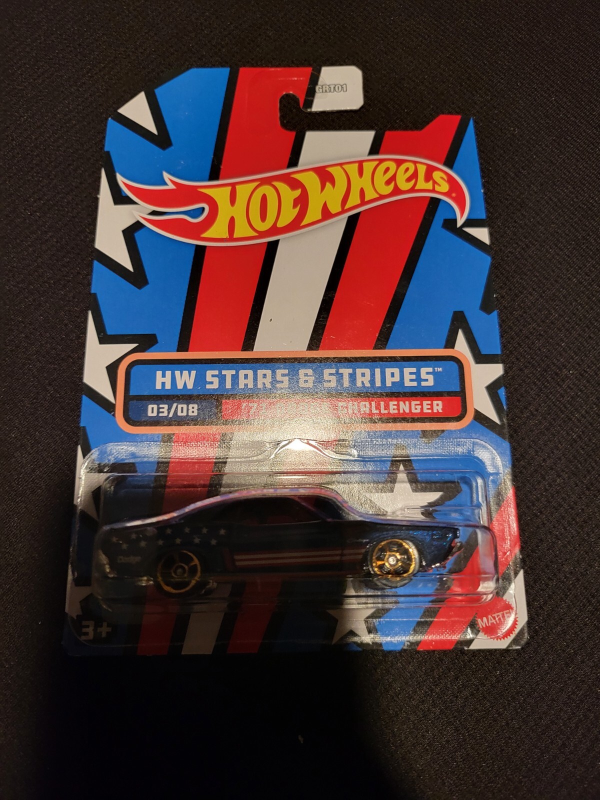 Hw Stars And Stripes 03/08 '71 Dodge Challenger New Near Mint