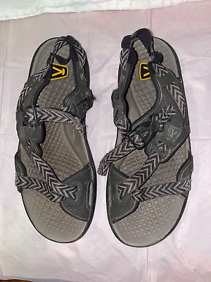 Keen Vegan Mens Water Sandal Shoes Black waterproof hiking Size 10