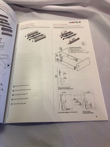Hafele MX Drawer Systems Catalog