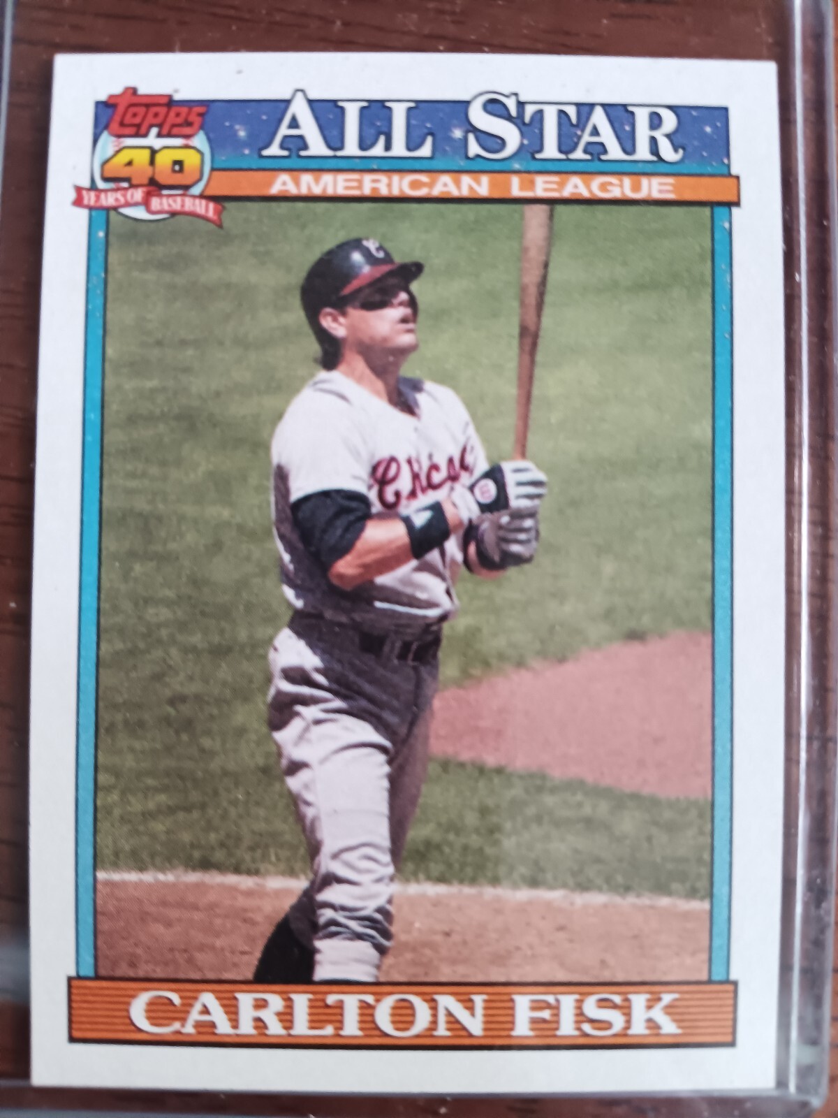 CARLTON FISK WHITE SOX 