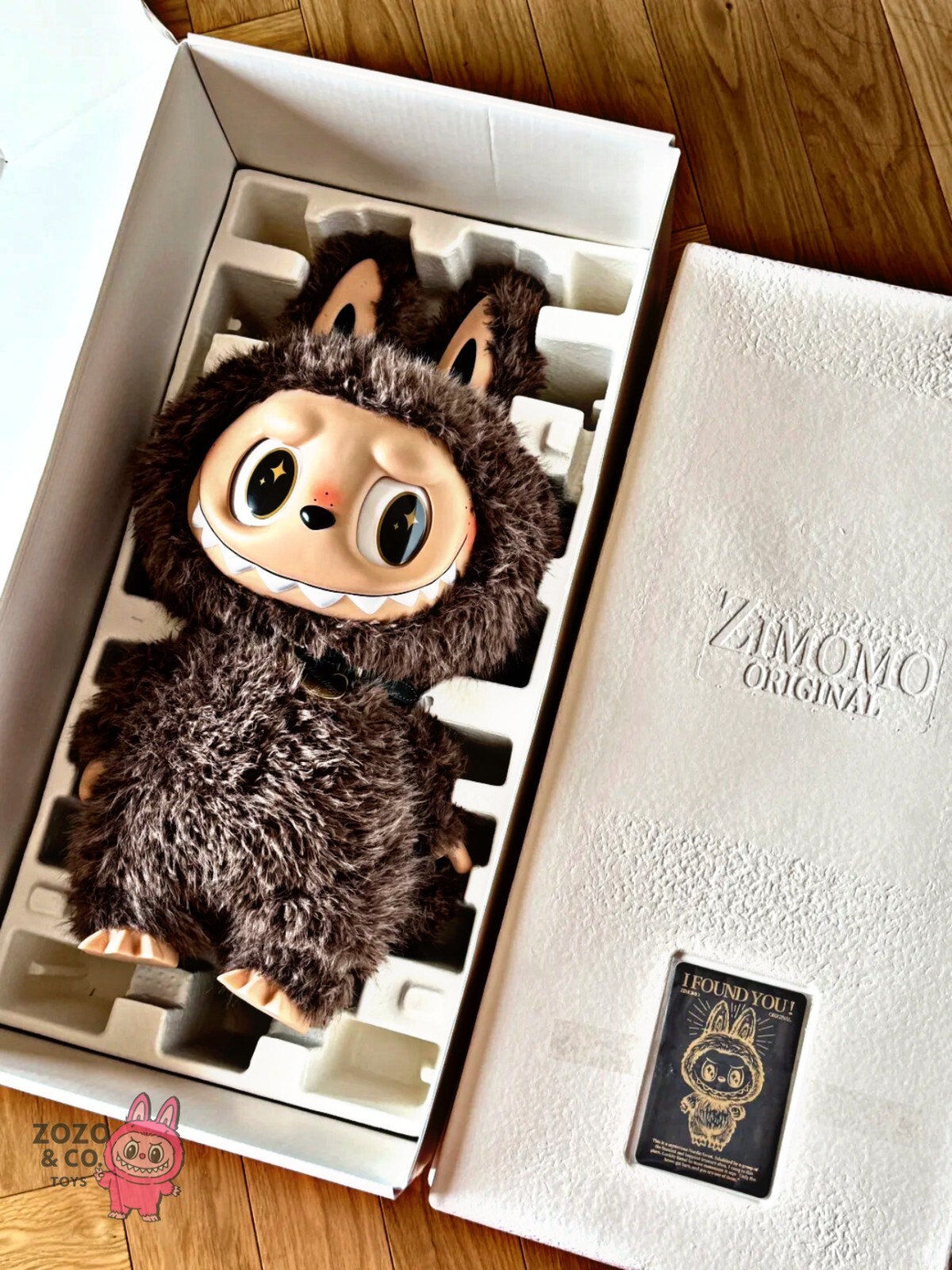 ぬいぐるみ THE MONSTERS ZIMOMO I FOUND YOU 58cm THE MONSTERS - BEST OF LUCK Vinyl Plush Doll | Designer