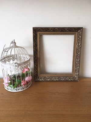 Ornate Chic Picture Frame Photo Frames 7//8 inch Table Stand Black White