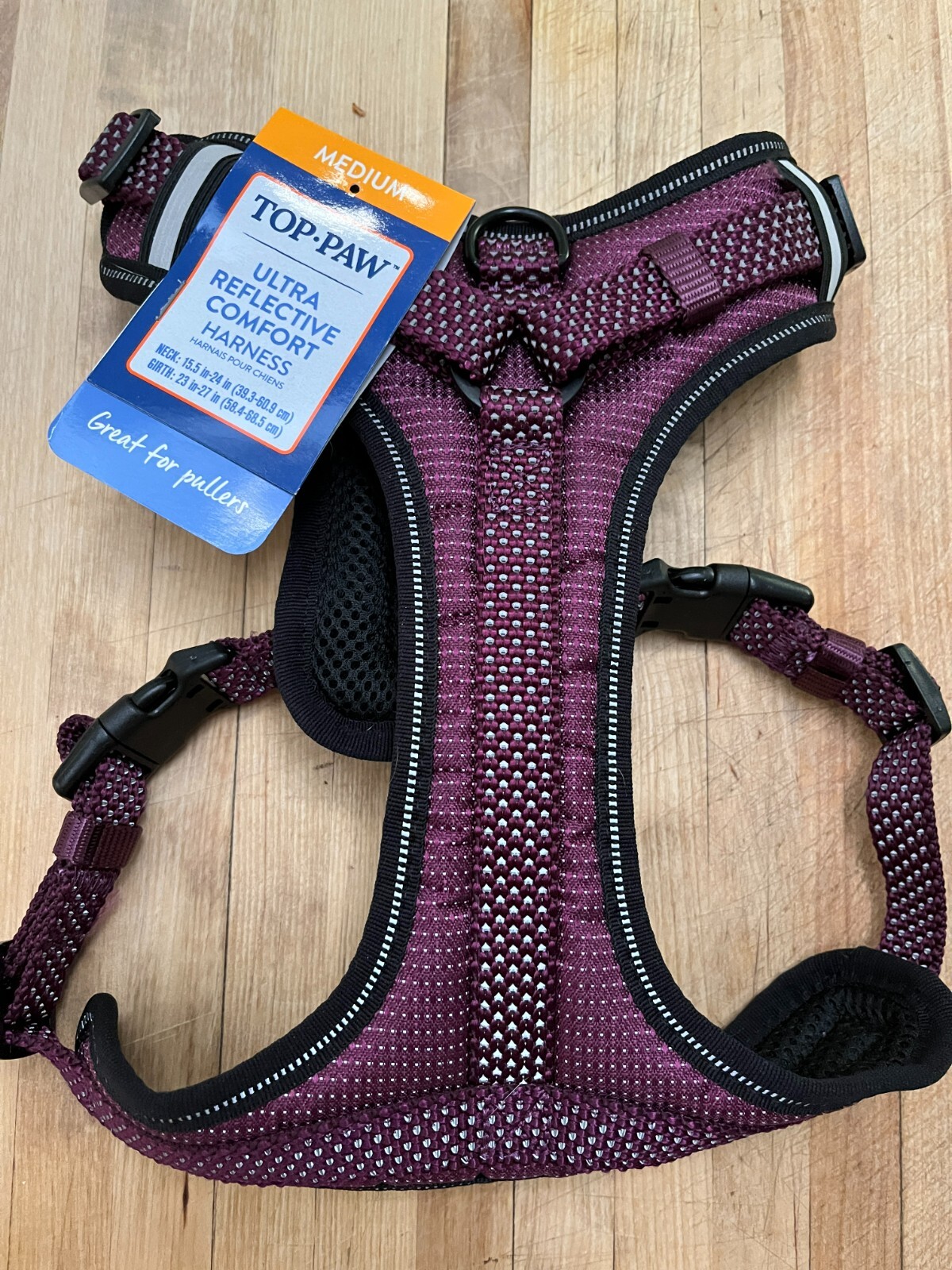 Top Paw Harness Purple Harnesses