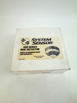 System Sensor 5451 400 Series Heat Detector Fix 135° F + Rate-Of-Rise Fire Alarm