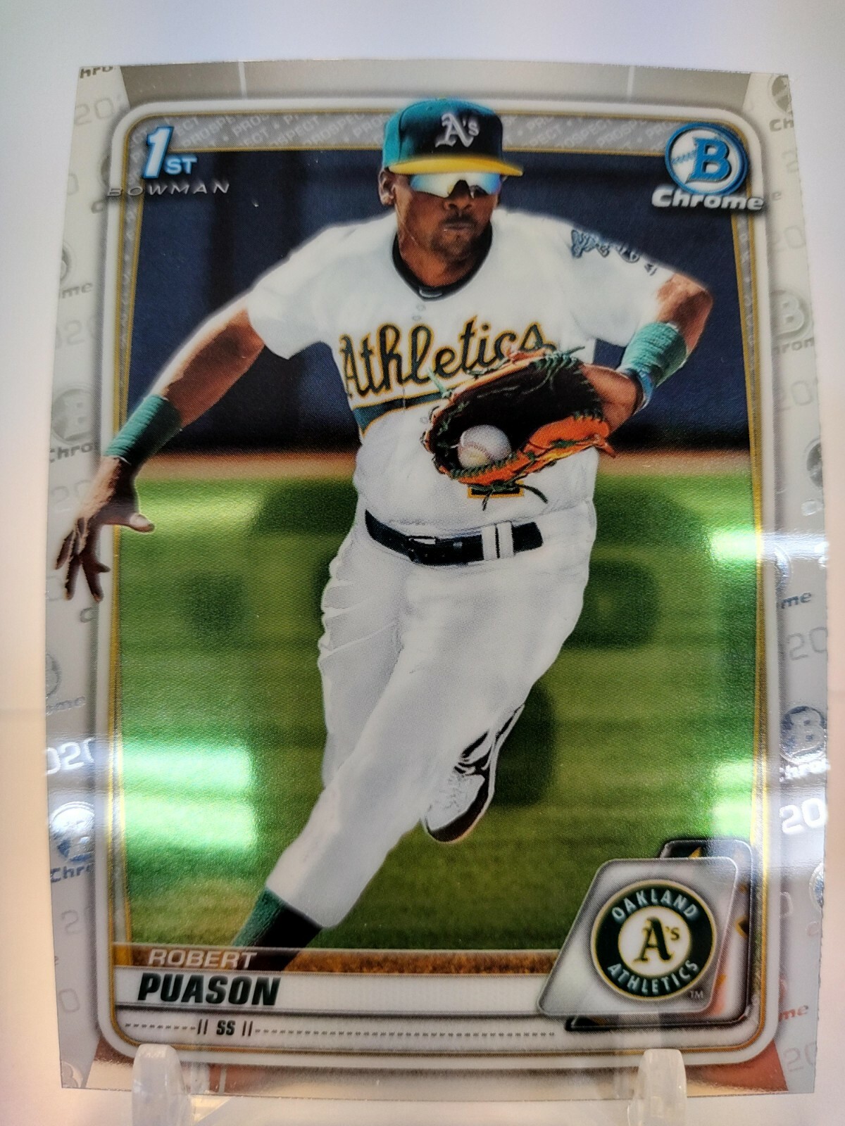 ROBERT PAUSON 2020 Bowman Chrome Baseball 1ST BCP-145 Oakland A's