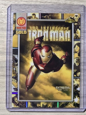 Invincible Iron Man 2025 Topps Chrome MARVEL Iron Man Gold
